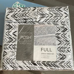 Posh Home Full Size 3 Piece Sheet Set